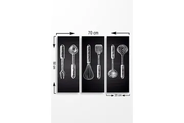 Väggdekor MDF Målning - Inredning - Tavlor & posters - Canvastavla