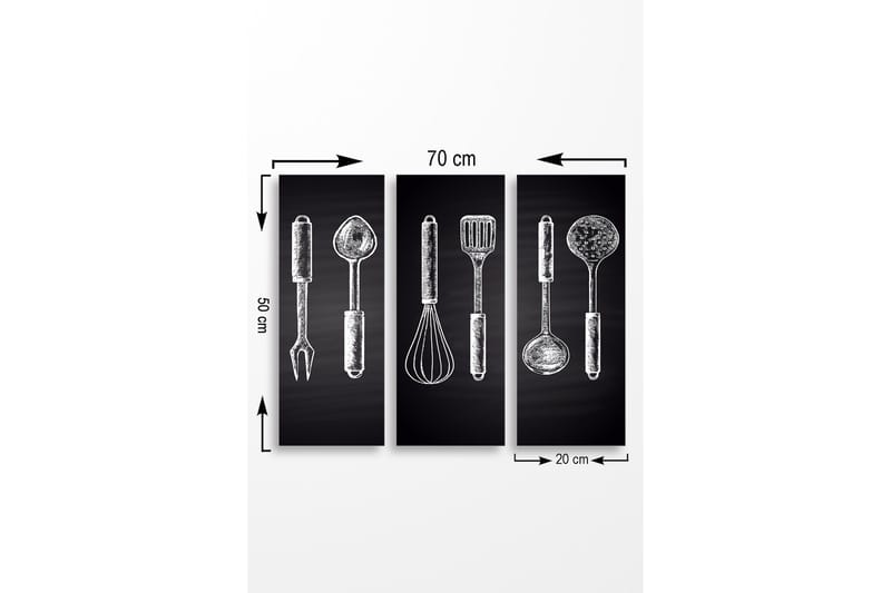 Väggdekor MDF Målning - Inredning - Tavlor & posters - Canvastavla