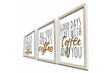 Väggdekor MDF Målning - Inredning - Tavlor & posters - Canvastavla