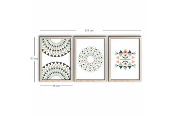 Väggdekor MDF Målning - Inredning - Tavlor & posters - Canvastavla