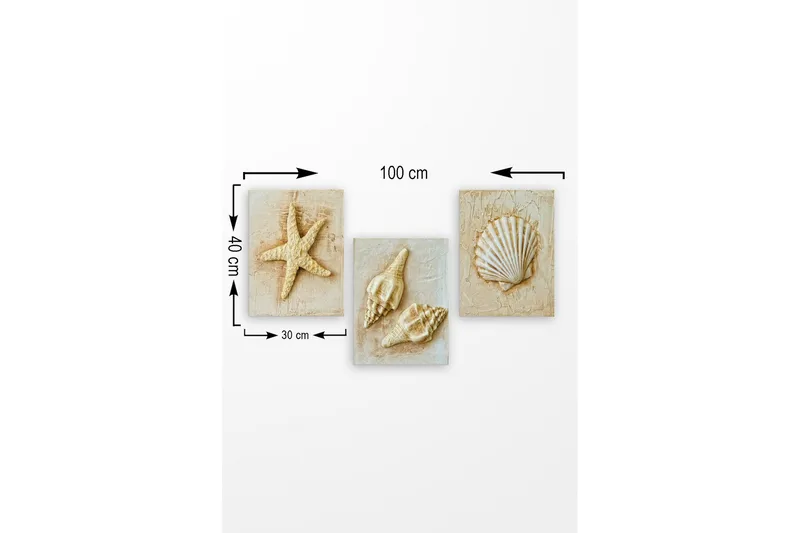 Väggdekor MDF Målning - Inredning - Tavlor & posters - Canvastavla