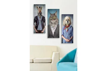 Väggdekor MDF Målning - Inredning - Tavlor & posters - Canvastavla