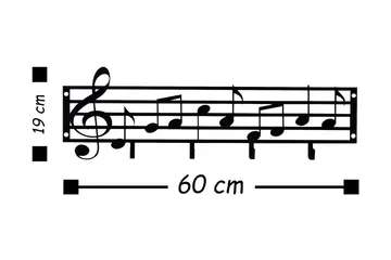 Väggdekoration Hängare - Inredning - Tavlor & posters - Canvastavla