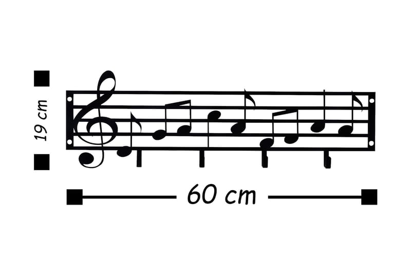 Väggdekoration Hängare - Inredning - Tavlor & posters - Canvastavla