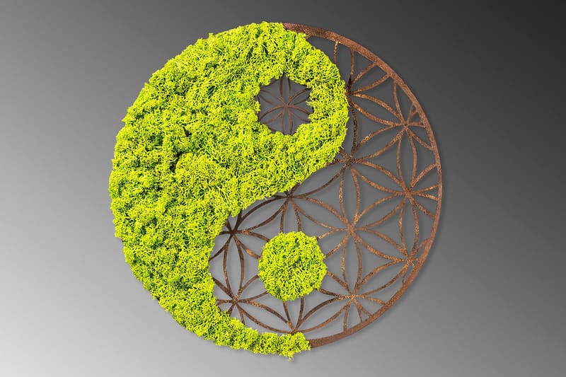 Yin Yang Canvastavla - 44x44 cm - Inredning - Tavlor & posters - Canvastavla