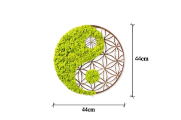 Yin Yang Canvastavla - 44x44 cm - Inredning - Tavlor & posters - Canvastavla
