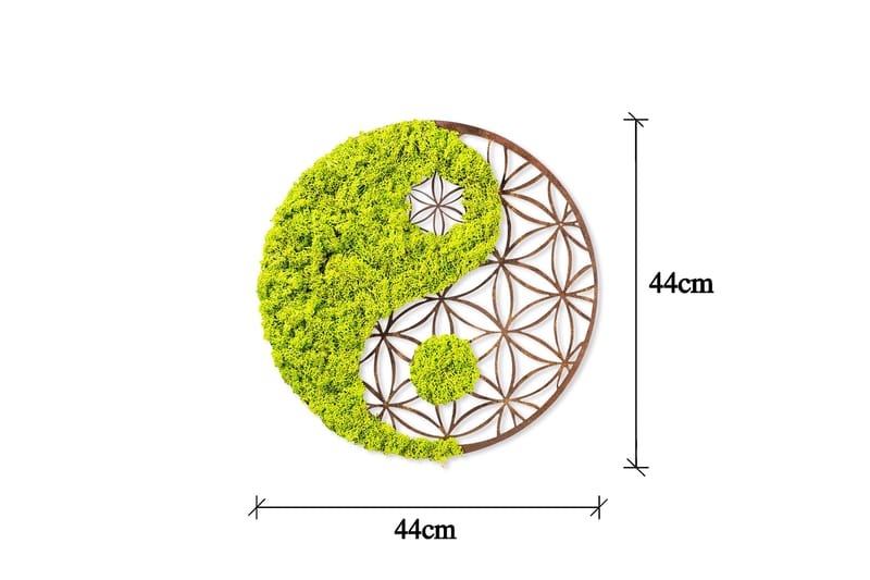 Yin Yang Canvastavla - 44x44 cm - Inredning - Tavlor & posters - Canvastavla