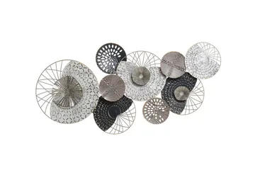 Cesium Väggdekoration - Silver/Svart - Inredning - Tavlor & posters - Canvastavla