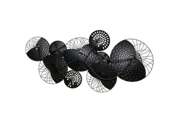 Cesium Väggdekoration - Silver/Svart - Inredning - Tavlor & posters - Canvastavla