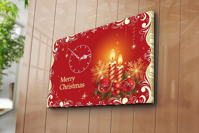 Decorative Canvas Wall Clock 45x70 - Inredning - Tavlor & posters - Canvastavla