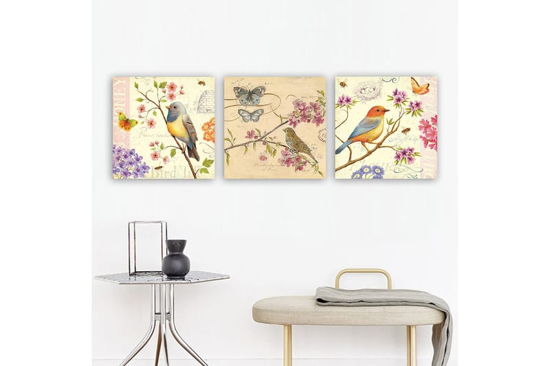 Decorative Canvas Painting (3 Pieces) 30x30