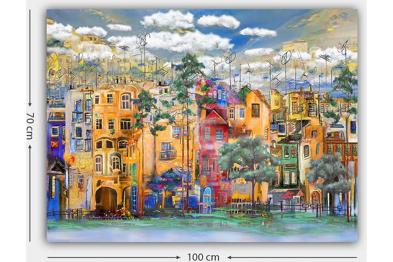Decorative Canvas Painting 70x100 - Inredning - Tavlor & posters - Canvastavla