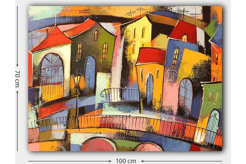 Decorative Canvas Painting 70x100 - Inredning - Tavlor & posters - Canvastavla