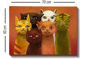 Decorative Canvas Painting 50x70 - Inredning - Tavlor & posters - Canvastavla