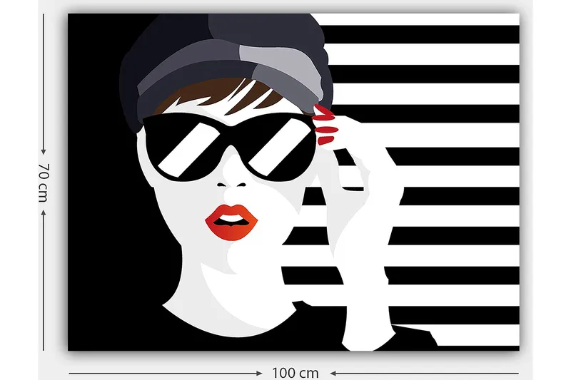 Decorative Canvas Painting 70x100 - Inredning - Tavlor & posters - Canvastavla