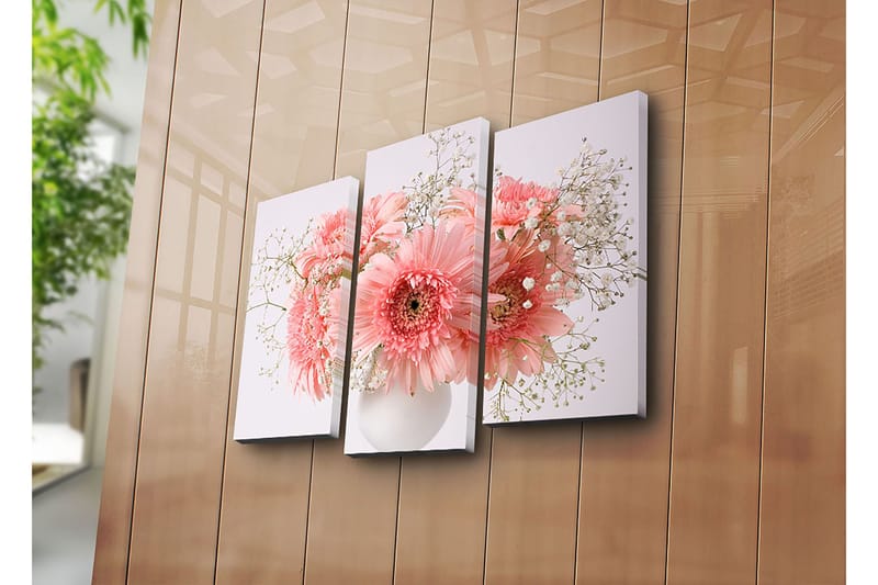 Decorative Canvas Painting (3 Pieces) 45x20 - Inredning - Tavlor & posters - Canvastavla