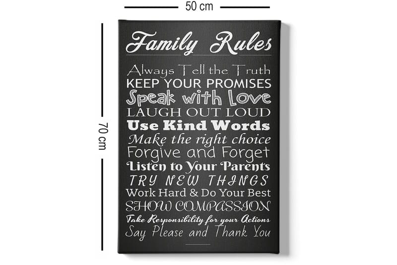 Decorative Canvas Painting 50x70 - Inredning - Tavlor & posters - Canvastavla