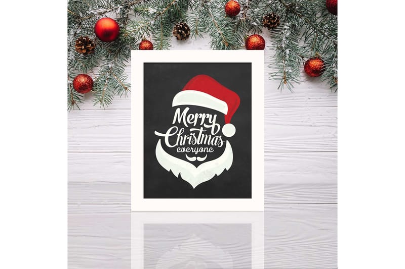 Decorative Framed MDF Painting 23,5x28,5