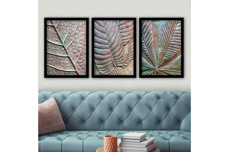 Decorative Framed Painting (3 Pieces) 35x45