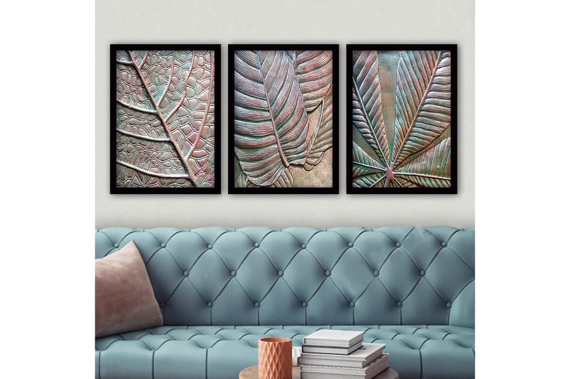 Decorative Framed Painting (3 Pieces) 35x45