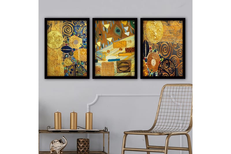 Decorative Framed Painting (3 Pieces) 35x45