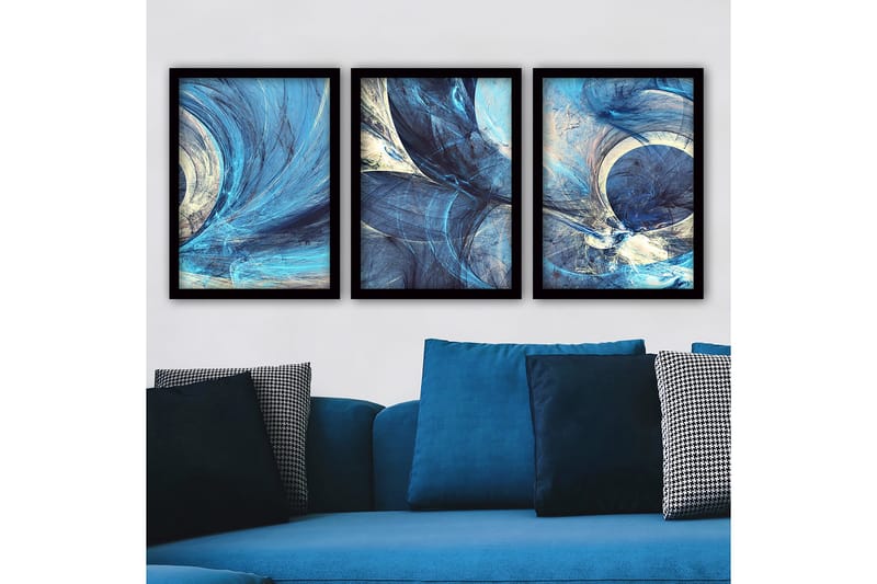 Decorative Framed Painting (3 Pieces) 35x45