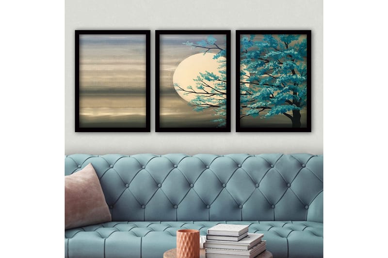 Decorative Framed Painting (3 Pieces) 35x45
