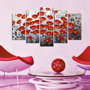 Decorative MDF Painting (5 Pieces) 20x60 - Inredning - Tavlor & posters - Canvastavla