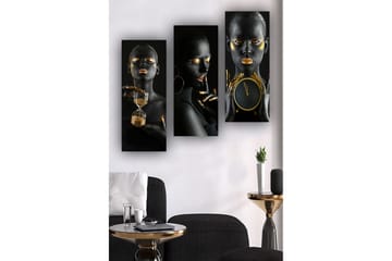 Decorative MDF Painting (3 Pieces) 20x50 - Inredning - Tavlor & posters - Canvastavla