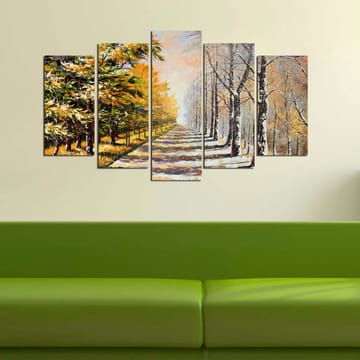 Decorative MDF Painting (5 Pieces) 20x60 - Inredning - Tavlor & posters - Canvastavla