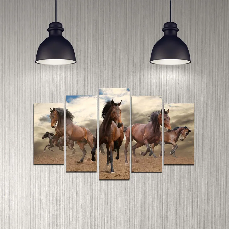 Decorative MDF Painting (5 Pieces) 20x60 - Inredning - Tavlor & posters - Canvastavla