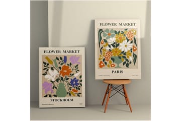 Dekorativt Dorosmålning (2 Stycken) Caldra Flerfärgad Cia - Multifärgad - Inredning - Tavlor & posters - Canvastavla