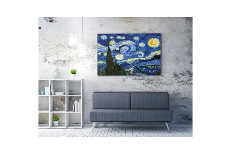 Dekorativt Dorosmålning Marro Flerfärgad - 70 x 100 cm - Inredning - Tavlor & posters - Canvastavla