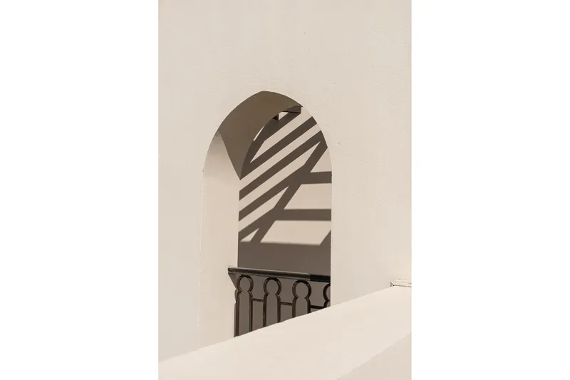 Poster Balcony 70x100 cm, Vit