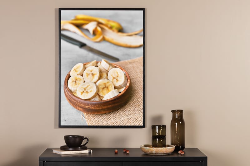 Poster Banana 30x40 cm - Gul - Posters & prints