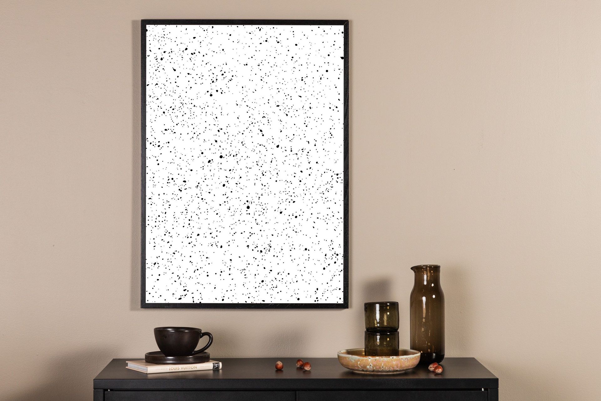 Poster - Dots - 50x70 - Vit