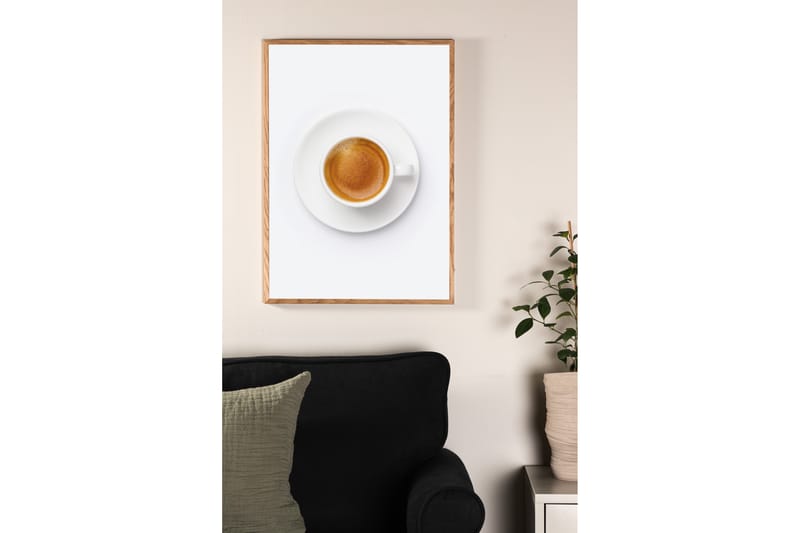Poster Skimmed coffee 21x30 cm - Brun/Vit - Posters & prints
