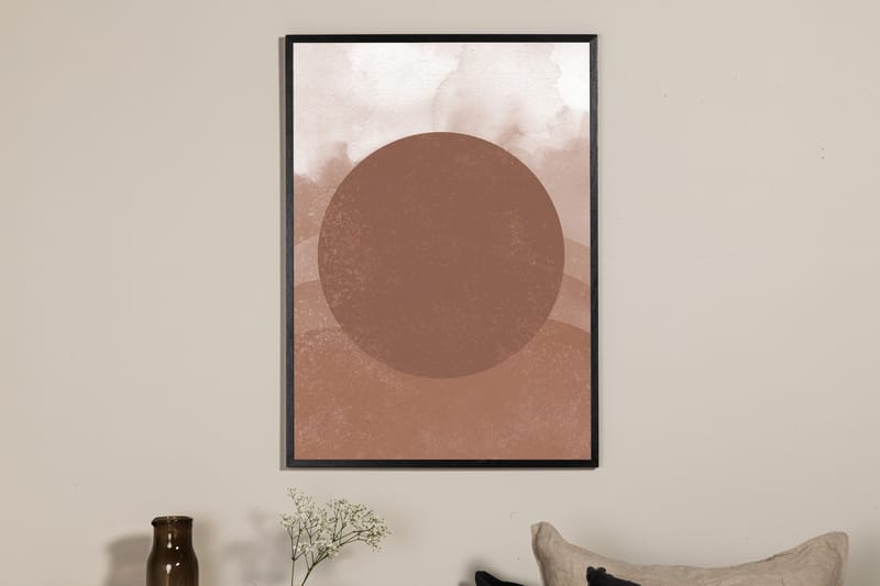 Poster Soft shades 21x30 cm - Brun - Posters & prints