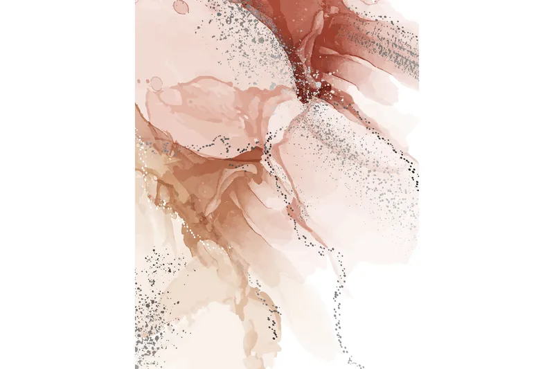 Poster Splash 70x100 cm, Ljusrosa