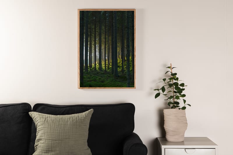 Poster Woods 21x30 cm - Svart/Grön - Posters & prints