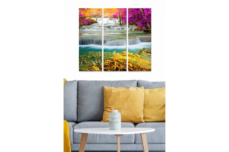 Canvastavla Scenic 3-pack Flerfärgad - 20x50 cm - Posters & prints