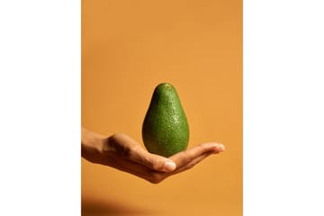 Poster Avocado 30x40 cm - Orange/Grön - Inredning - Tavlor & posters - Posters & prints