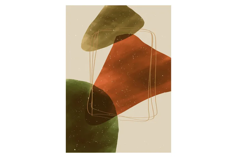 Poster Canyon 30x40 cm, Beige