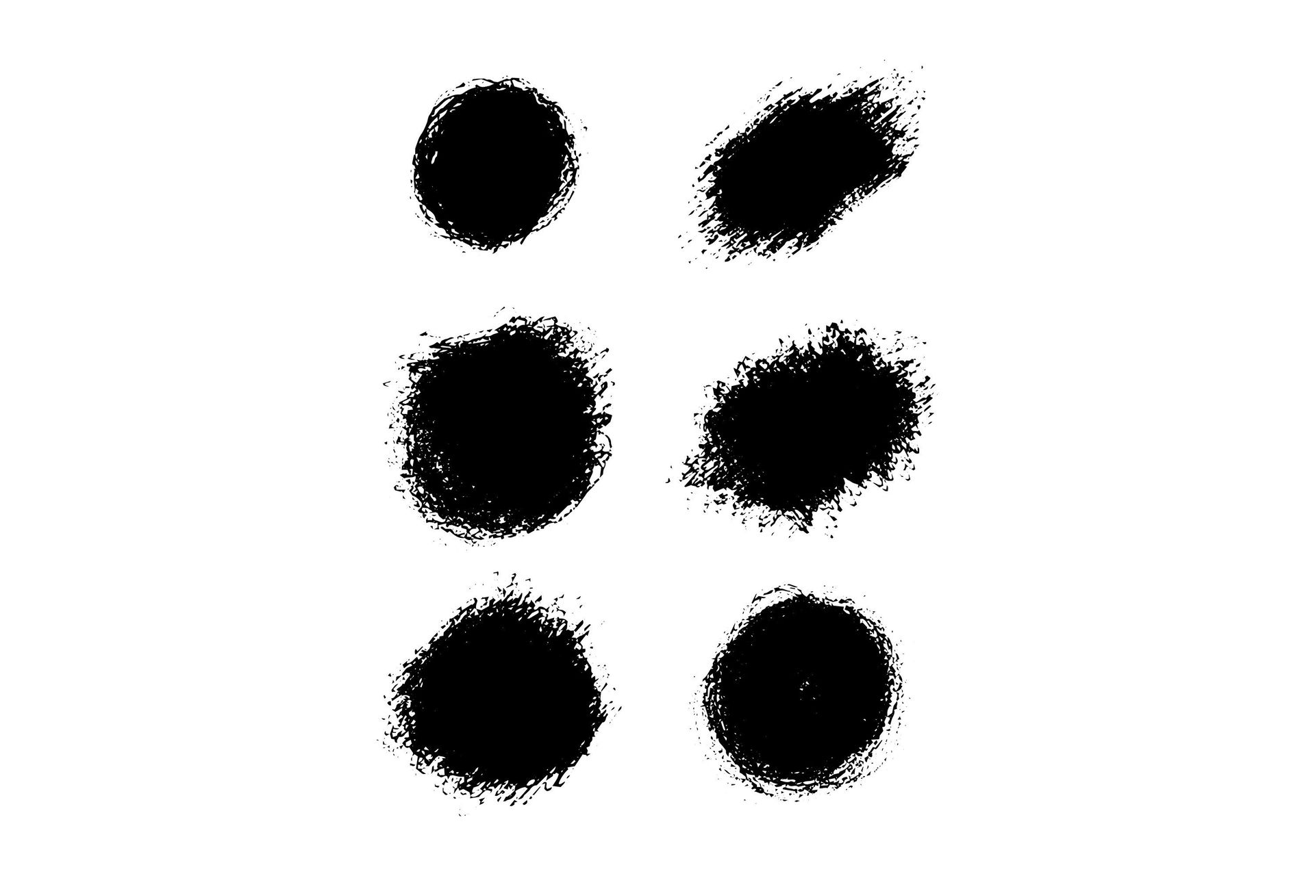Poster Dots 21x30 cm - Vit