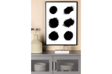 Poster Dots 21x30 cm - Vit - Inredning - Tavlor & posters - Posters & prints