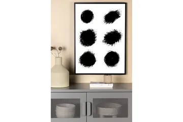 Poster Dots 70x100 cm - Vit - Inredning - Tavlor & posters - Posters & prints
