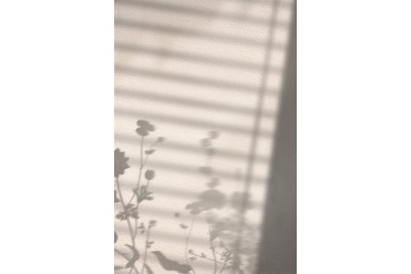 Poster Flower shadow 30x40 cm - Vit - Posters & prints