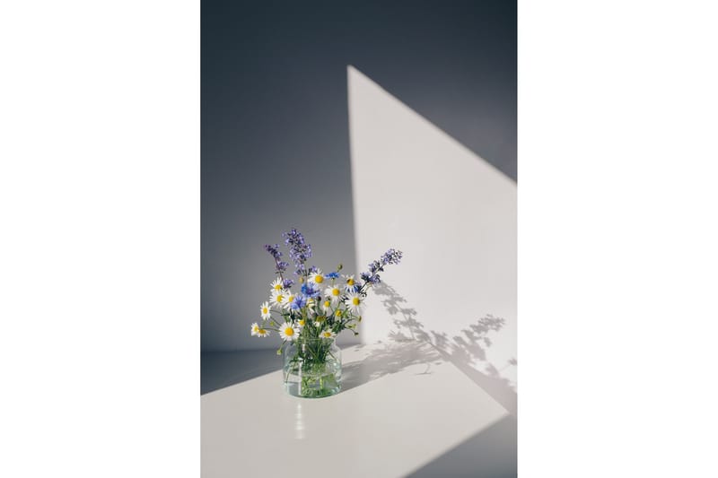 Poster Flowers 21x30 cm, Vit