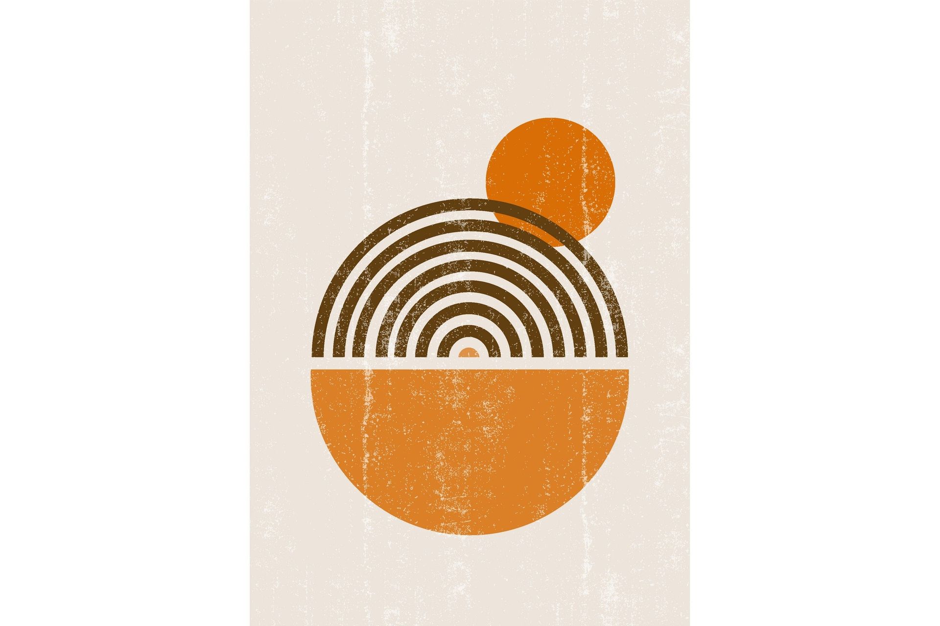 Poster Hathor 50x70 cm - Beige