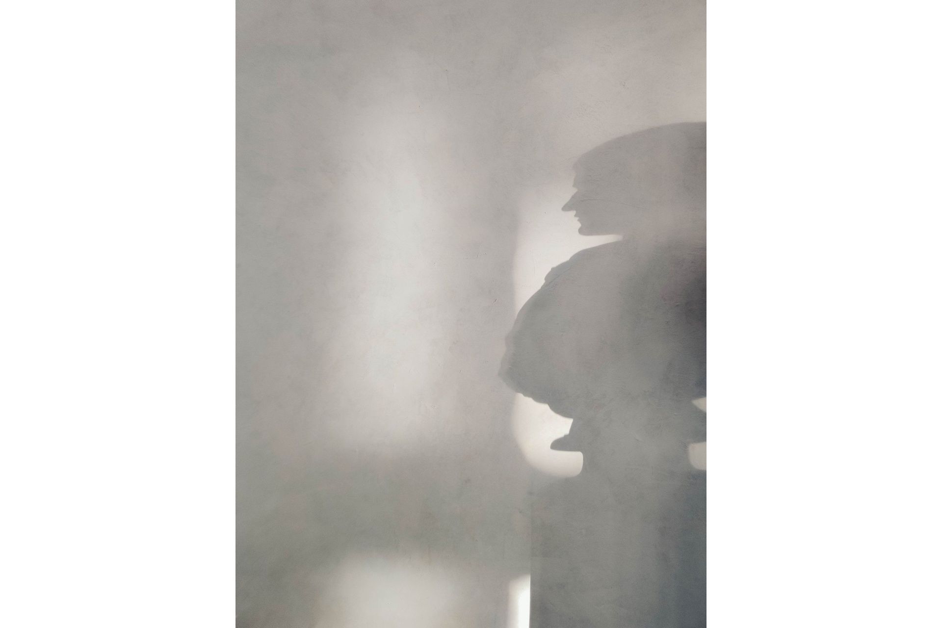 Poster Human shadow 30x40 cm - Vit/Grå